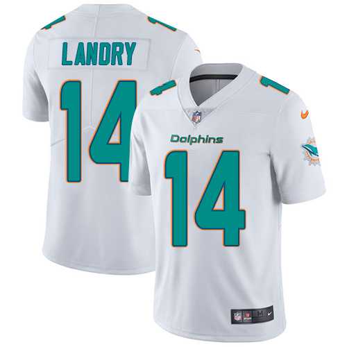 Nike Miami Dolphins #14 Jarvis Landry White NFL Vapor Untouchable Limited Jersey,We sell and wholesale Nike Miami Dolphins #14 Jarvis Landry White NFL Vapor Untouchable Limited Jersey on line form chian!